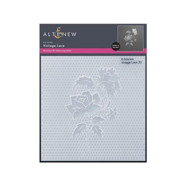 Mapa za embosiranje, 3D Vintage Lace