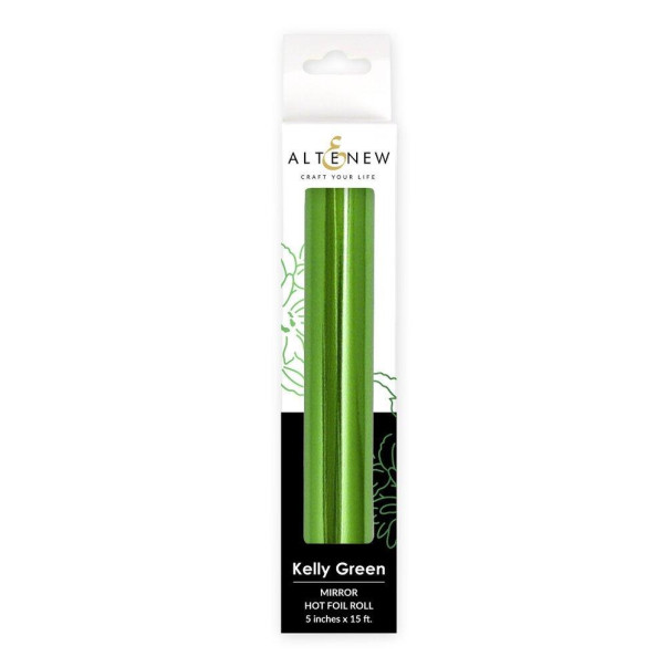 Folija, Hot Foil Roll - Mirror - Kelly Green