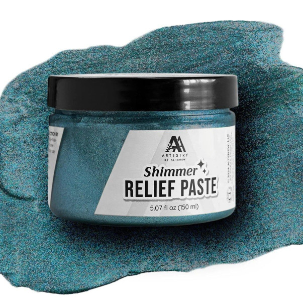 Teksturne paste, Shimmer Relief Paste, Galactic Skies