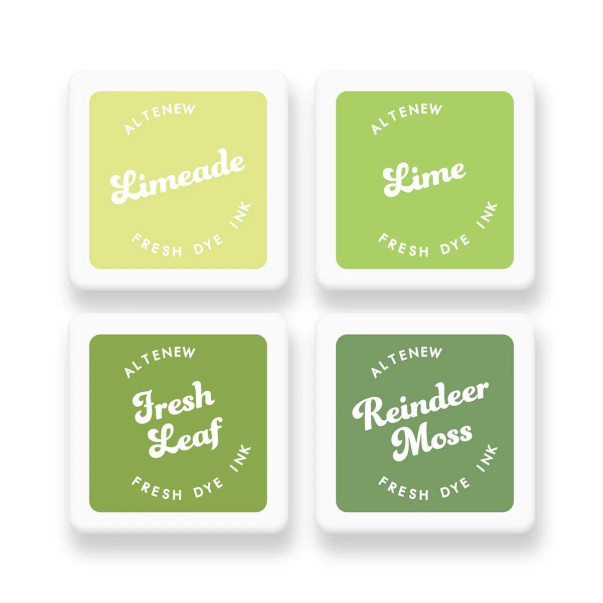Barvne blazinice, Fresh Dye Ink Mini Cube Set, Whispering Woodland