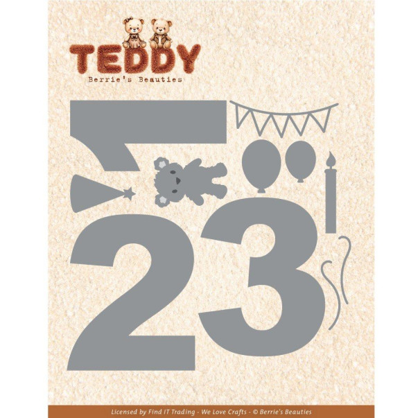Rezalna šablona, Teddy, Teddy Celebrates