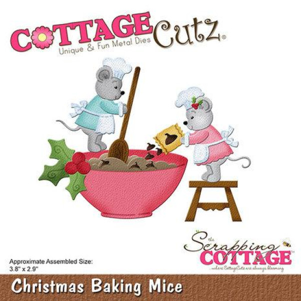 Rezalna šablona, Christmas Baking Mice