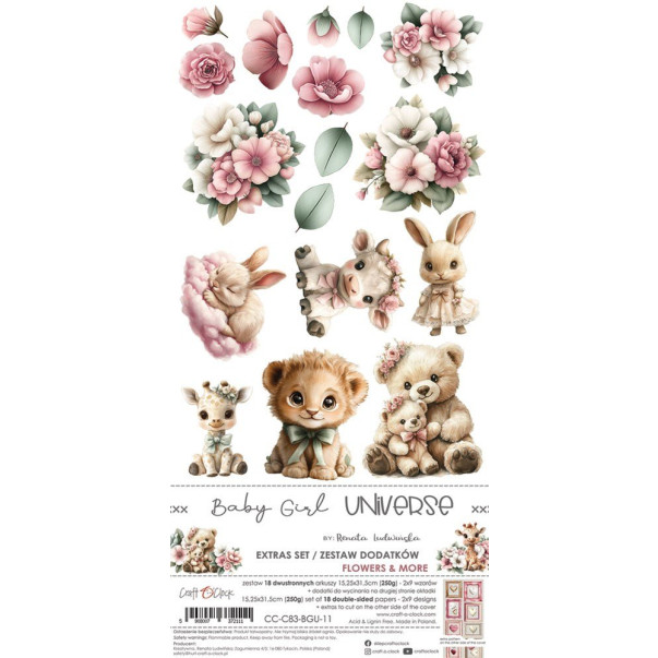 Papir, Baby Girl Universe, Flowers & More