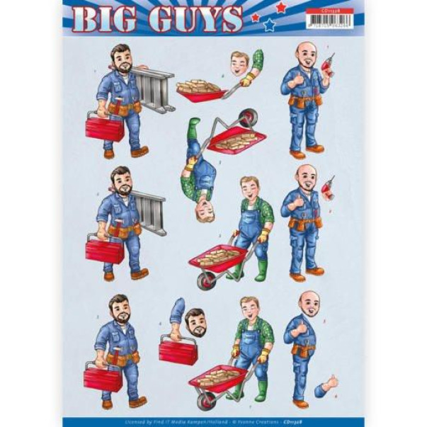 Decoupage papir, Big Guys 3D, Repairs