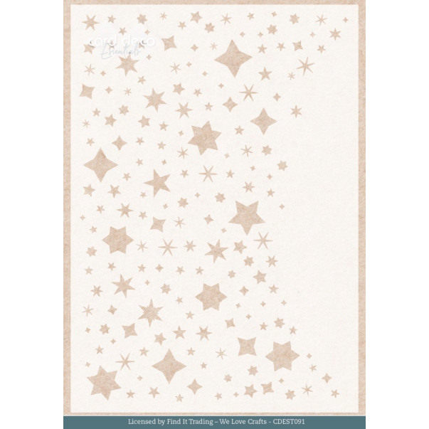 Plastična šablona, Cosy Winter, Cosy Stars