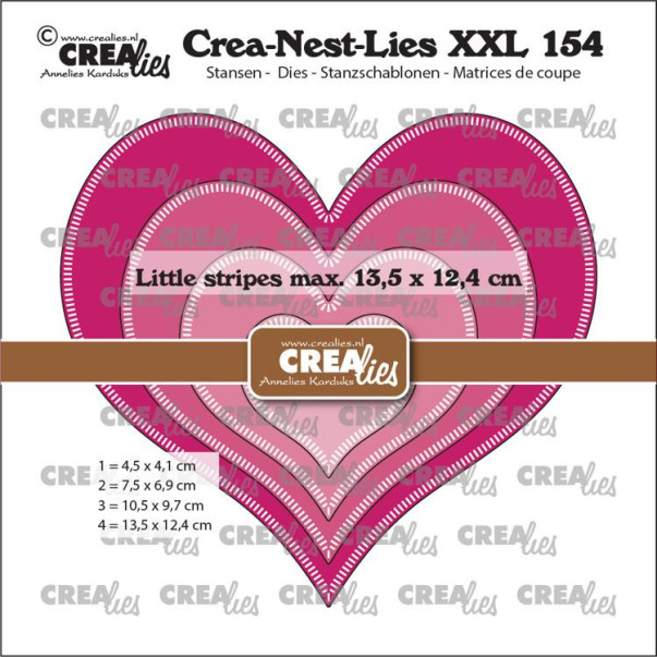 Rezalna šablona, Crea-Nest-Lies XXL, št. 154