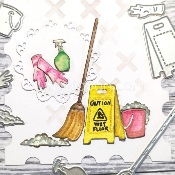 Rezalna šablona, Cleaning Kit, set za čiščenje