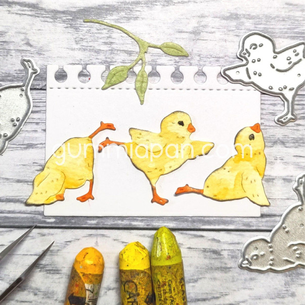 Rezalna šablona, Yoga Chickens, joga piščančki