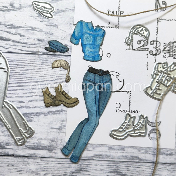 Rezalna šablona, Police Clothes for Lola, policijska oblačila za Lolo