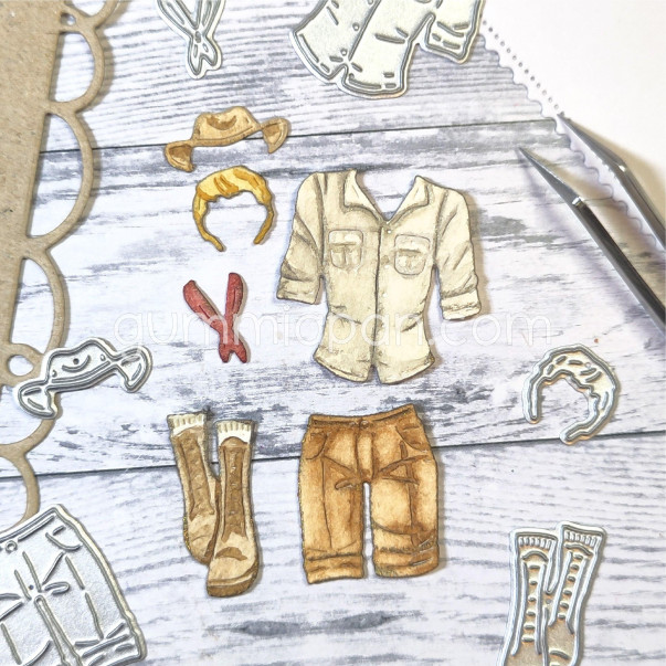 Rezalna šablona, Animal Keeper Clothes for Bob, Bobova oblačila za skrbnika