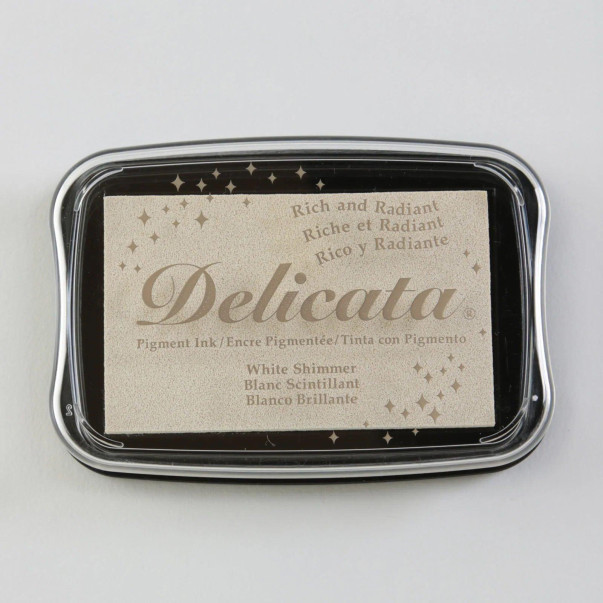 Barvna blazinica, Delicata, White Shimmer
