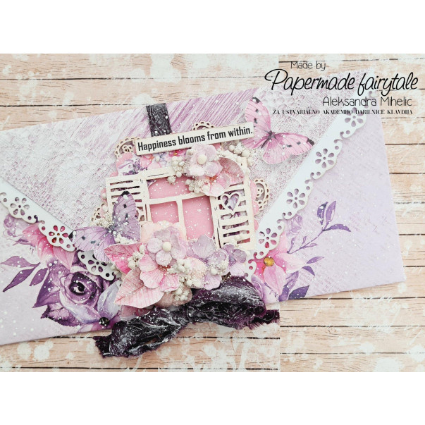 Mixed media darilna kuverta
