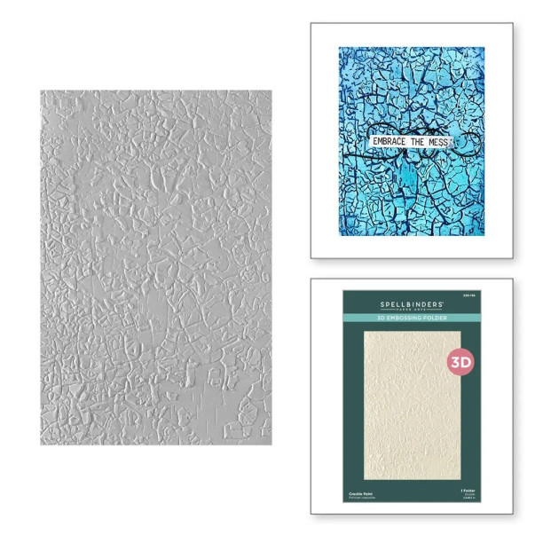 Mapa za embosiranje, 3D Beautifully Imperfect, Crackle Paint