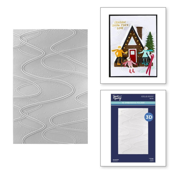 Mapa za embosiranje, 3D Ski-son's Greetings, Streamline
