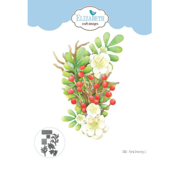 Rezalna šablona, Floral Greenery 1