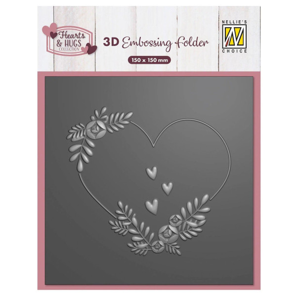 Mapa za embosiranje, 3D Flower Heart