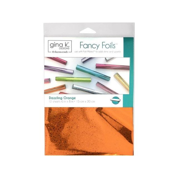 Svetleča folija, Fancy Foil, Dazzling Orange Holographic