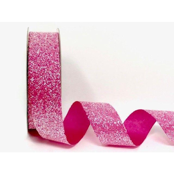 Dekorativni trak, Crystal glitter, roza