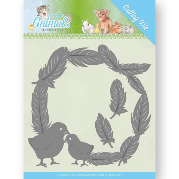 Rezalna šablona, Young Animals, Feathers all Around