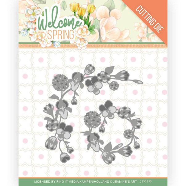 Rezalna šablona, Welcome Spring, Spring Garland