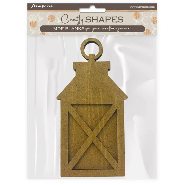 Lesena osnova, MDF, Crafty Shapes Blanks Golden Harmony Lantern