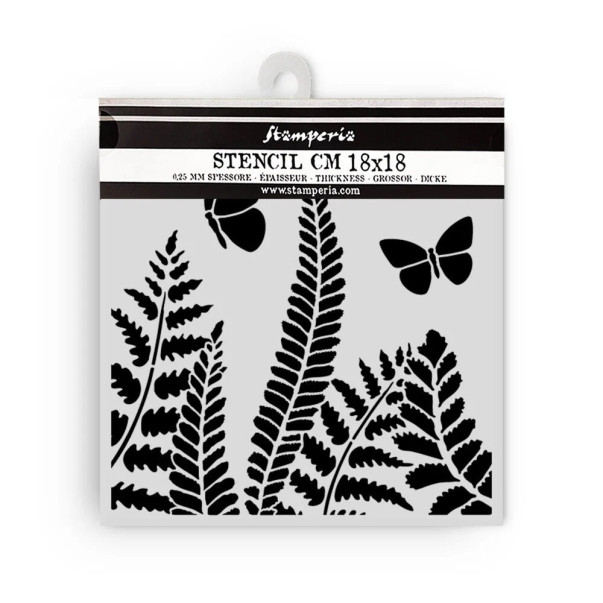 Plastična šablona, Art Thick Stencil, Daisy, Fern