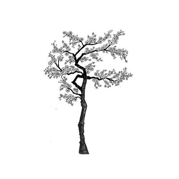 Štampiljka, Cherry Blossom Tree