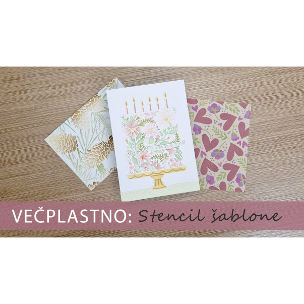 Večplastnost: plastične šablone/stencil