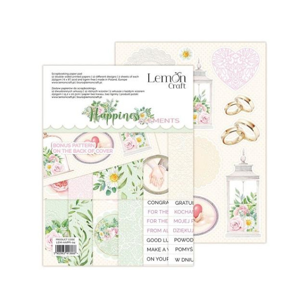 Papir, Happiness, Elements for fussy cutting