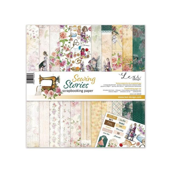 Papir, Sewing stories, set