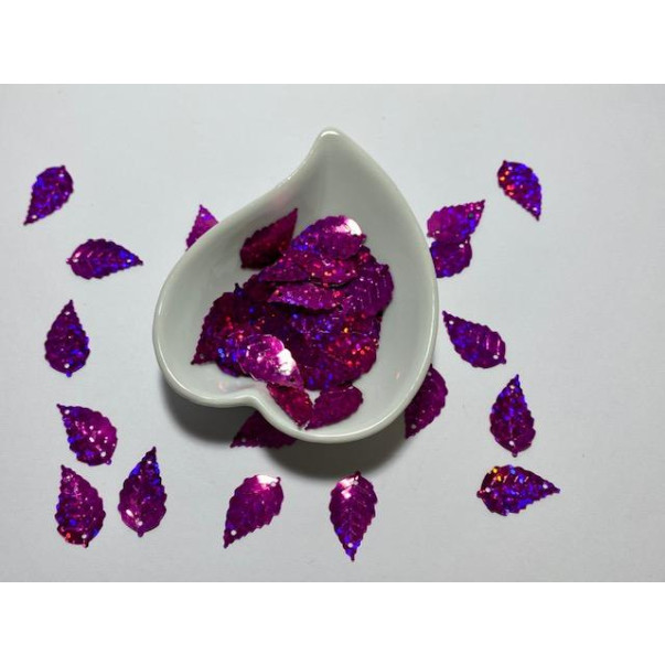 Sequins, listki, roza