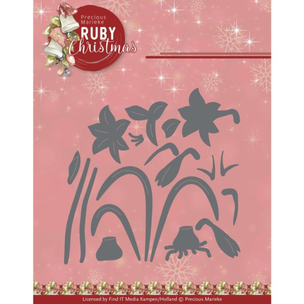 Rezalna šablona, Ruby Christmas, Ruby Amaryllis