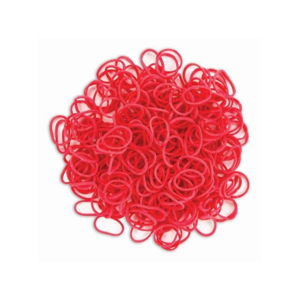 Elastike za izdelavo zapestnic, Bracelet Loops, rdeče