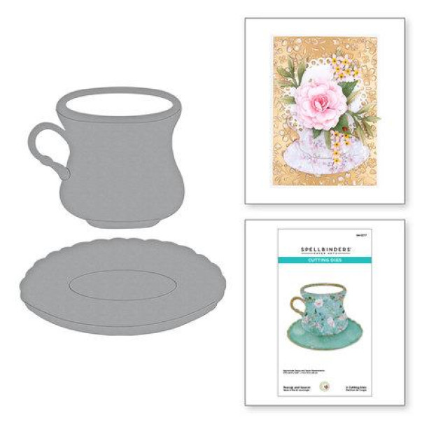 Rezalna šablona, Teacup and Saucer