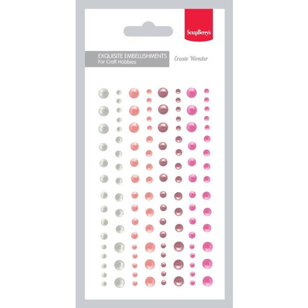 Polperle, samolepilne, set 03