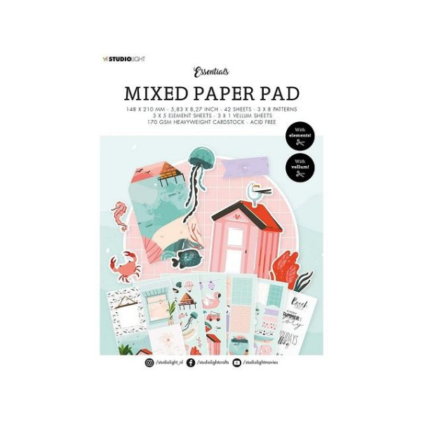 Papir, Mixed paper pad nr.14