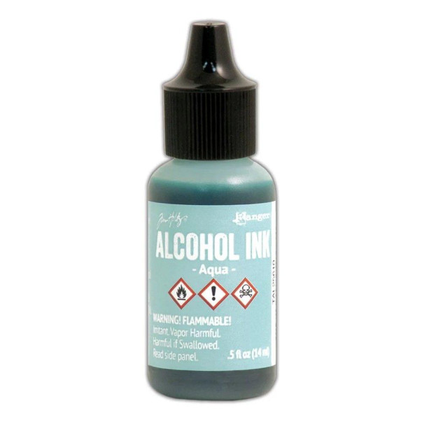 Alcohol Ink Aqua
