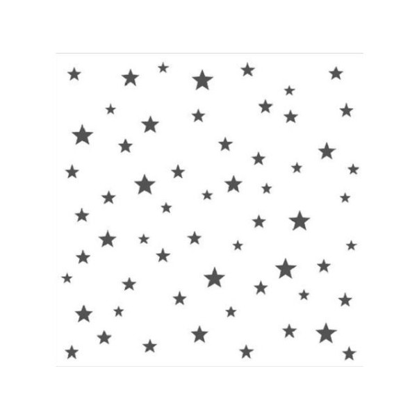 Plastična šablona, Starry Stars