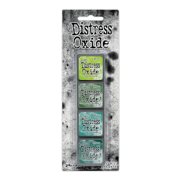 Barvne blazinice, Distress Mini Oxide, set 9