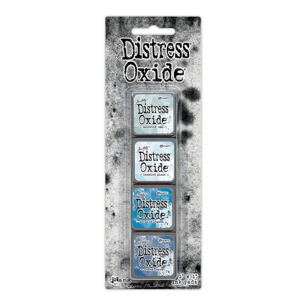 Barvne blazinice, Distress Mini Oxide, set 10