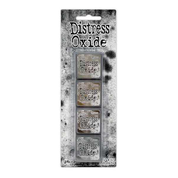 Barvne blazinice, Distress Mini Oxide, set 12
