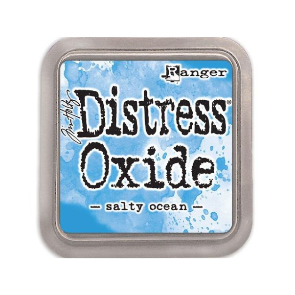 Barvna blazinica, Distress Oxide, Salty ocean