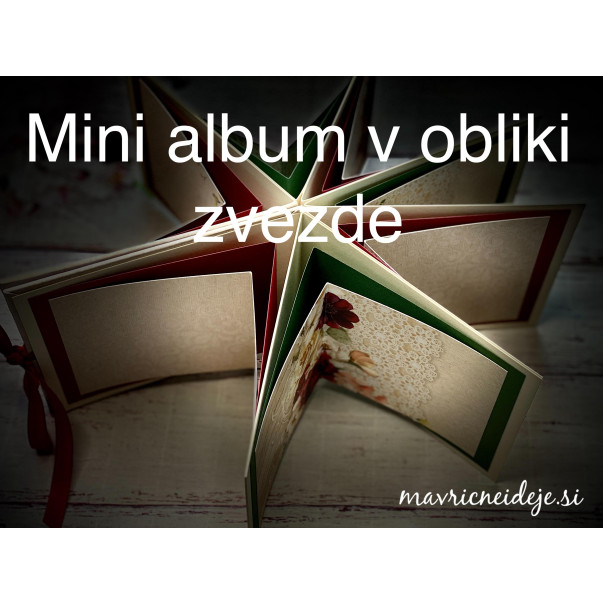 Mini album v obliki zvezde