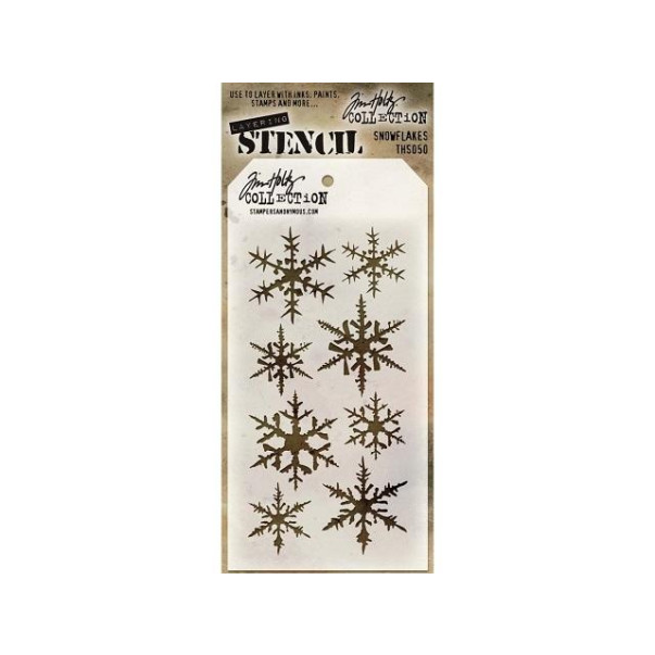 Plastična šablona, Snowflakes