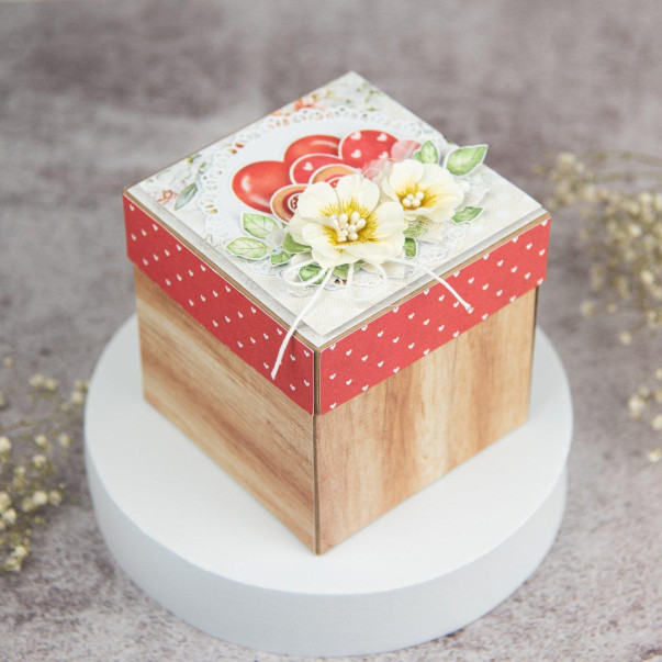 Izdelava unikatne škatlice presenečenja za poroko