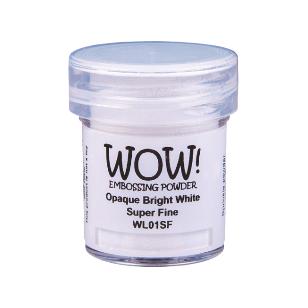 Embossing prah, Opaque Bright White
