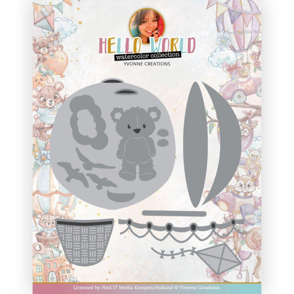 Rezalna šablona, Hello World, Hot Air Balloon