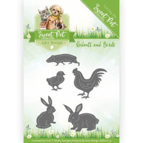 Rezalna šablona, Sweet Pet, Rodents and Birds