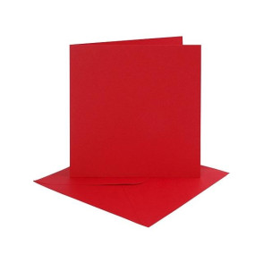 Set osnov in kuvert, red, 6 x 6