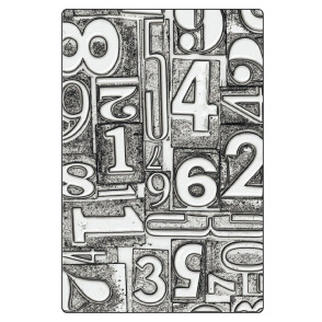 Mapa za embosiranje, 3D Numbered